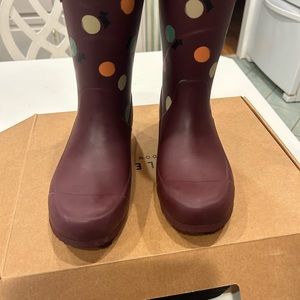 Radley London Women Alba Polka Dot Mid Wellington Rain Boots